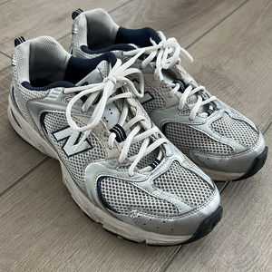 New Balance 530 Athletic Sneakers Steel Grey Men's Size US 8.5 Lace Up Mesh Logo